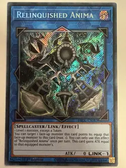 YUGIOH- Relinquished Anima - BROL-EN087 - Secret Rare - 1st Edition (VLP) - Image 1