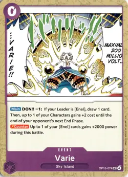 Varie UC Adventure on Kami's Island OP15-074 One Piece TCG - Image 1