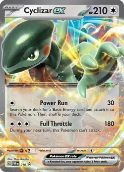 Cyclizar EX - SVP 018 - Pokemon TCG Black Star Promo (2023) - Near Mint - HOLO - Image 1