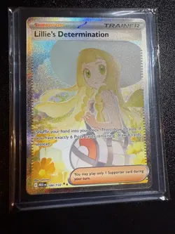 Lillie's Determination SIR 184/132 SIR Special Illustration Rare Pokemon IN HAND - Image 2