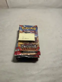 Pokemon TCG, Obsidian Flames Booster Pack Lot (11 Packs) - Image 1