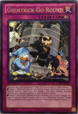 Yugioh! HP Ghostrick-Go-Round - LVAL-EN074 - Rare - 1st Edition Heavily Played, - Image 1