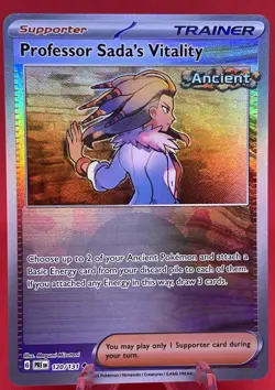 2025 Pokemon SV Prismatic Professor Sada's Vitality Reverse Holo #120/131 Nm - Image 1
