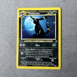 Pokemon Nintendo Umbreon 80 HP Neo Discovery 13/75 Rare English - Image 1