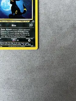 Pokemon Nintendo Umbreon 80 HP Neo Discovery 13/75 Rare English - Image 3