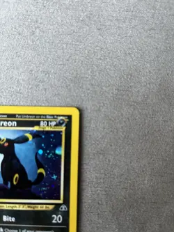 Pokemon Nintendo Umbreon 80 HP Neo Discovery 13/75 Rare English - Image 4