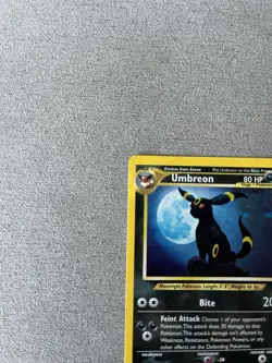 Pokemon Nintendo Umbreon 80 HP Neo Discovery 13/75 Rare English - Image 5