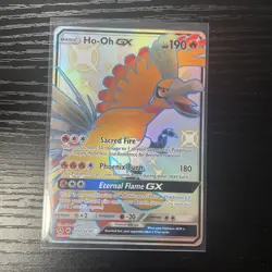 Pokemon TCG Ho-Oh GX SV50/SV94 Hidden Fates Shiny Holo Rare Near Mint - Image 1