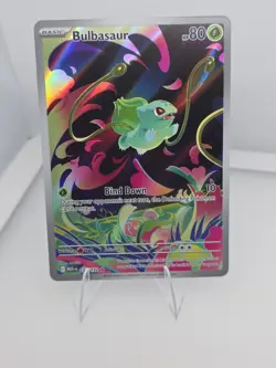 Pokemon Bulbasaur 133/132 Mega Evolution Holo Illustration Rare - Image 1