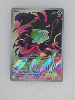 Pokemon Bulbasaur 133/132 Mega Evolution Holo Illustration Rare - Image 2