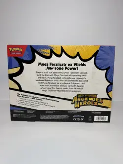 Pokemon TCG Mega Evolution Ascended Heroes Mega Feraligatr Ex Box - New & Sealed - Image 2