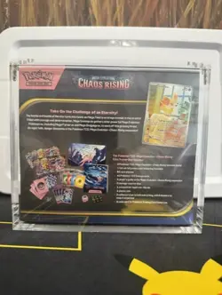 Chaos Rising Elite Trainer Box w/ Acrylic Case New Sealed - Image 2