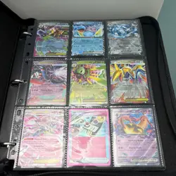 Pokemon TCG 9-Card Holo EX/GX Full Art Mega Lot Binder Page - Image 1
