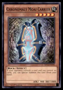 Yu Gi Oh! Chronomaly Moai Carrier MP14 EN190 MP14 1st Edition Regular - Image 1