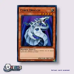 Cyber Dragon (Silver) BLC1-EN020 1st Edition Ultra Rare Pack Fresh NM Yu-Gi-Oh! - Image 1