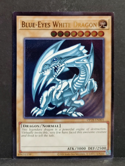 YuGiOh BLUE EYES WHITE DRAGON OP28-EN001 Ultimate Rare OTS Promo - Image 1