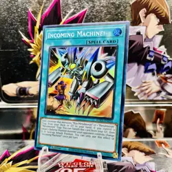 Yugioh Incoming Machine! ROTA-EN050 Super Rare 1st Ed NM - Image 1