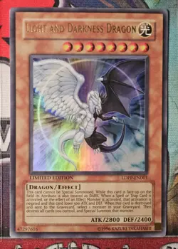 Yu-Gi-Oh! TCG Light and Darkness Dragon LDPP-EN001 Limited Ed Ultra Rare - Image 1