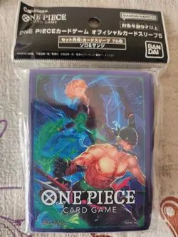 Bandai Zoro & Sanji One Piece Card Game Card Sleeves 70 Pack - Image 1
