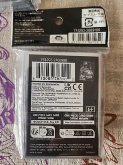Bandai Zoro & Sanji One Piece Card Game Card Sleeves 70 Pack - Image 2