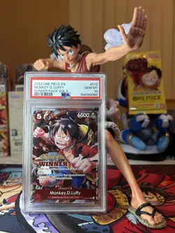 2023 One Piece En Monkey.D.Luffy Winner Pack Vol.5 #012 PSA 10 GEM MINT - Image 1