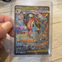 Pokemon Mega Greninja EX Full Art Holo 350 HP Card 116/086 EX Chaos Rising Mint - Image 1