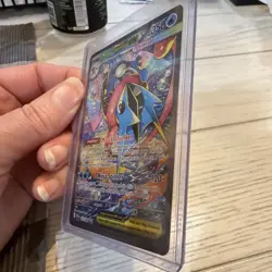 Pokemon Mega Greninja EX Full Art Holo 350 HP Card 116/086 EX Chaos Rising Mint - Image 4