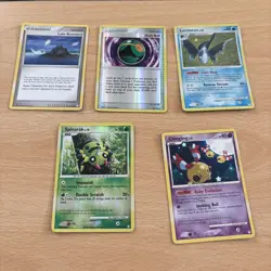 5 Mysterious Treasures Pokemon Cards Holo Reverse Rare Lumineon Spinarak - Image 1
