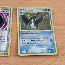 5 Mysterious Treasures Pokemon Cards Holo Reverse Rare Lumineon Spinarak - Image 4