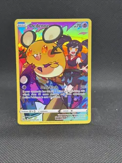 Pokemon TCG Dedenne Brilliant Stars Trainer Gallery Card TG07/TG30 Swsh09 - Image 1