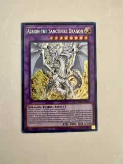 Albion the Sanctifire Dragon CYAC-EN035 Cyberstorm Access 1st Edition Secret VLP - Image 1