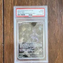 Pokemon Mewtwo 052 Scarlet & Violet Promo Holo PSA 6 2023 English Card - Image 1