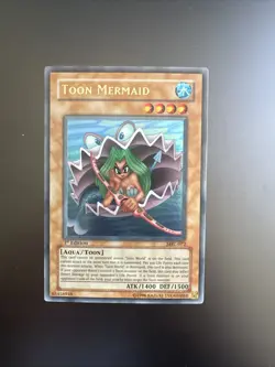 Yugioh Card Game Toon Mermaid MRL-072 1st Edition Ultra Rare NM C - Image 1