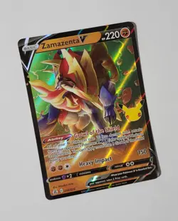 Pokemon Zamazenta V 018/025 Holo Rare Celebrations 25 TCG Card 2021 - Image 1