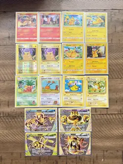 Pikachu Charizard Pokemon Holo Promo Break Cards Ultra Secret Rare 16 Card Lot - Image 1