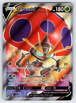 Orbeetle V 166/185 2020 Vivid Voltage Pokemon Card TCG Full Art Ultra Rare - Nm - Image 1