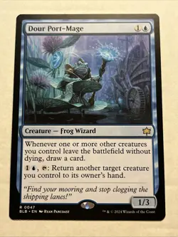 x1 Dour Port-Mage BLB Bloomburrow MTG 47 RARE M/NM 1x - Image 1