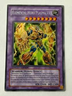Yugioh Elemental Hero Plasma Vice CT04-EN006 Limited Edition Secret HP/DMG - Image 1