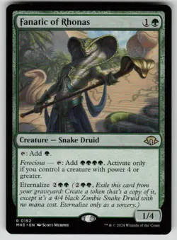 Fanatic of Rhonas Rare Modern Horizons 3 152 MTG Near Mint 2024 - Image 1