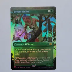 MTG Bloom Tender Rare Green Borderless Foil EN 366 - Image 1