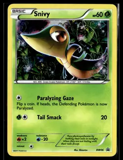 Pokemon TCG Black and White Promos #BW06 Snivy Cosmos Holo - Image 1