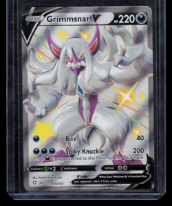 Pokemon TCG Grimmsnarl V Shining Fates SV116/SV122 Holo Shiny Holo Rare - Image 1