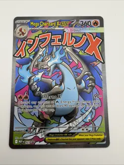 Pokemon Mega Charizard X EX #23 Double Rare NM/MINT Mega Evolution - Image 2