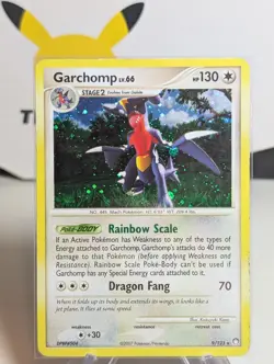Garchomp - 9/123 - Pokemon Mysterious Treasures Holo Card MP/LP - Image 1