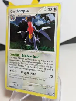 Garchomp - 9/123 - Pokemon Mysterious Treasures Holo Card MP/LP - Image 3