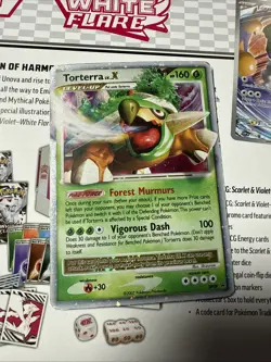 Pokemon TCG Torterra LV.X Holo Rare Card Diamond & Pearl - Image 1
