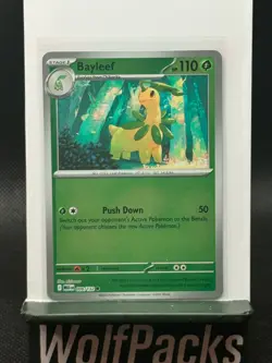 2025 Pokemon Mega Evolution - Bayleef 009/132 Common #9 Reverse Holo - Image 1