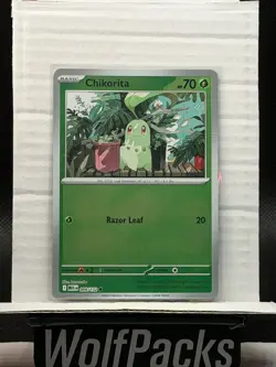 Pokemon TCG Mega Evolutions - Chikorita #8 Common Reverse Holo - Image 1