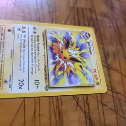 Pokemon TCG Jolteon Jungle 20/64 Regular Rare Non-Holo Card - Image 3
