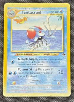 Pokemon Tentacruel 10/18 Southern Islands Promo Stage 1 Regular English 1999 LP - Image 1